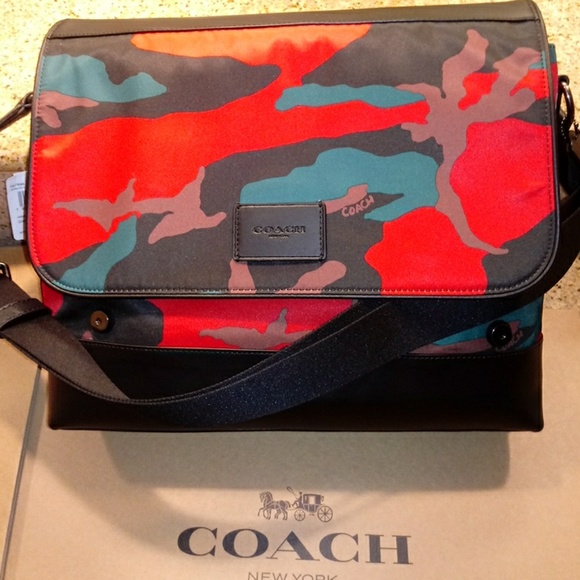 Coach Other - COACH MESSENGER WITH CAMO PRINT